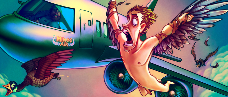 Illustration for article titled Greek Myths Clash With The Modern World
